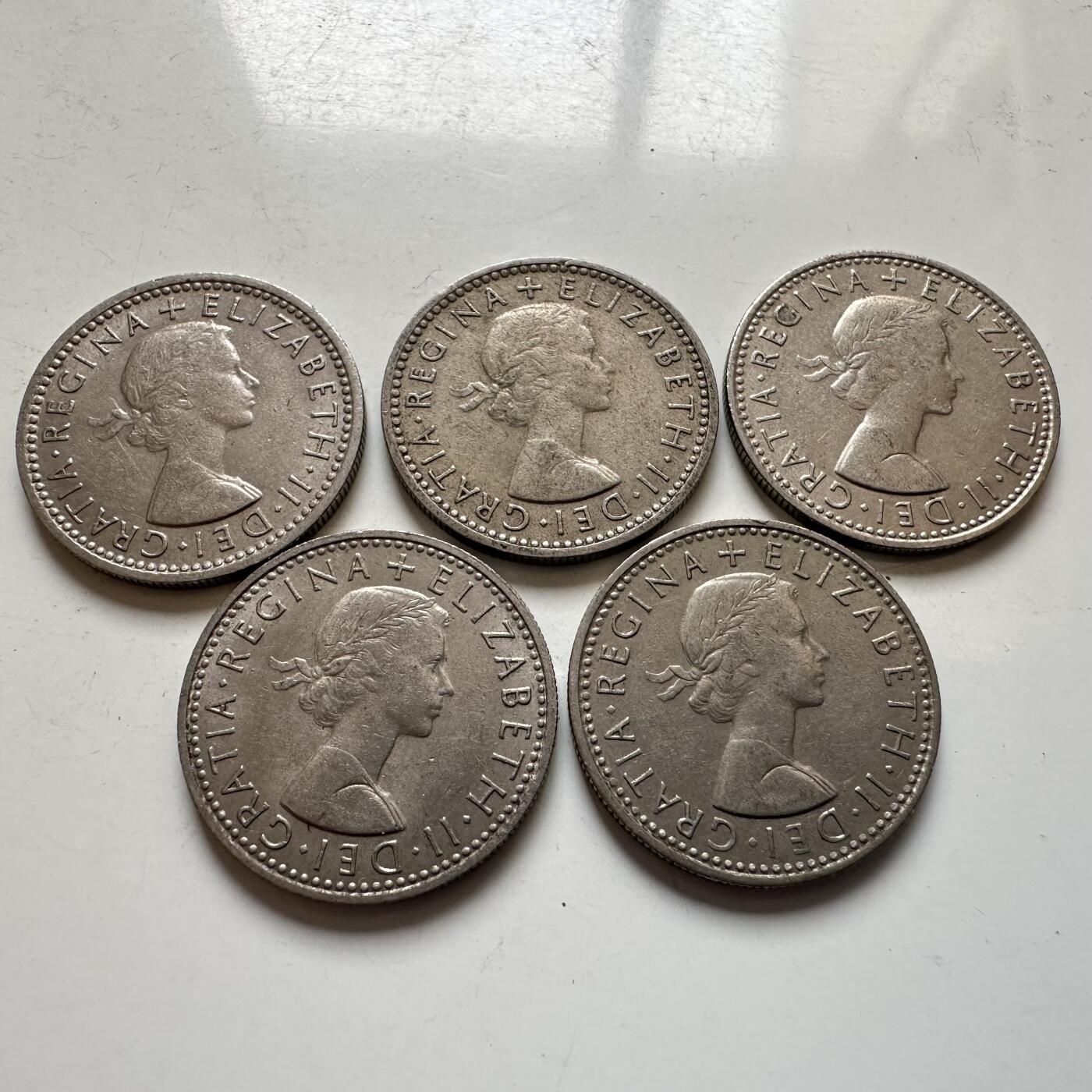 🌹外币初藏🌹🐯2026年第6场  每周二四六晚8️⃣点 接代拍 英国60年代三便士5枚 