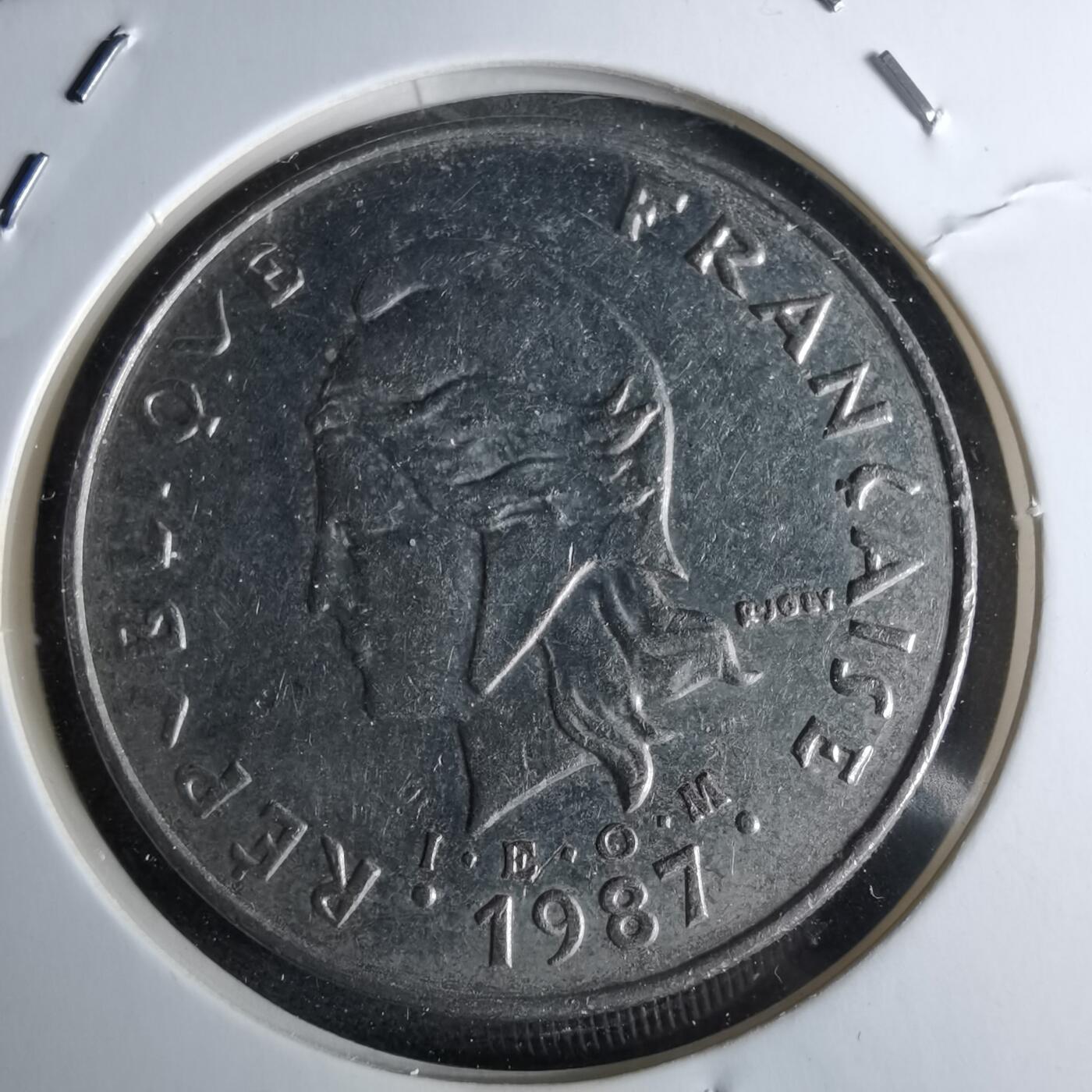 沼泽如烟--第959场 本期开始不支持出价小数点，感谢理解 法属新喀里多尼亚1987年50法郎