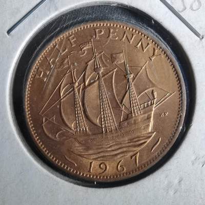 沼泽如烟--第958场 - 英国1967年半便士