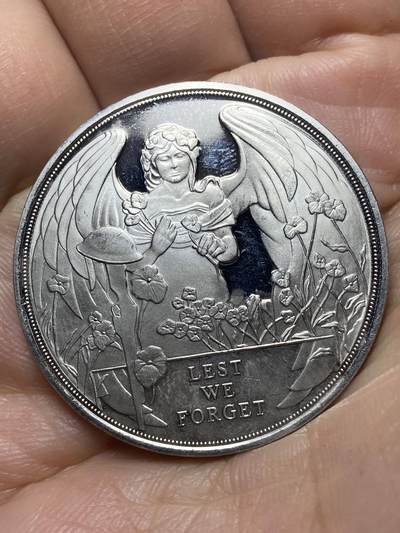 2026年第六场(总第一百七十五场）外国好品散币场(免佣金) - 少见Proof精制币–英属直布罗陀🇬🇮2017单年份1克朗(第一次世界大战伊普尔第三次战役百年纪念币，素花版)