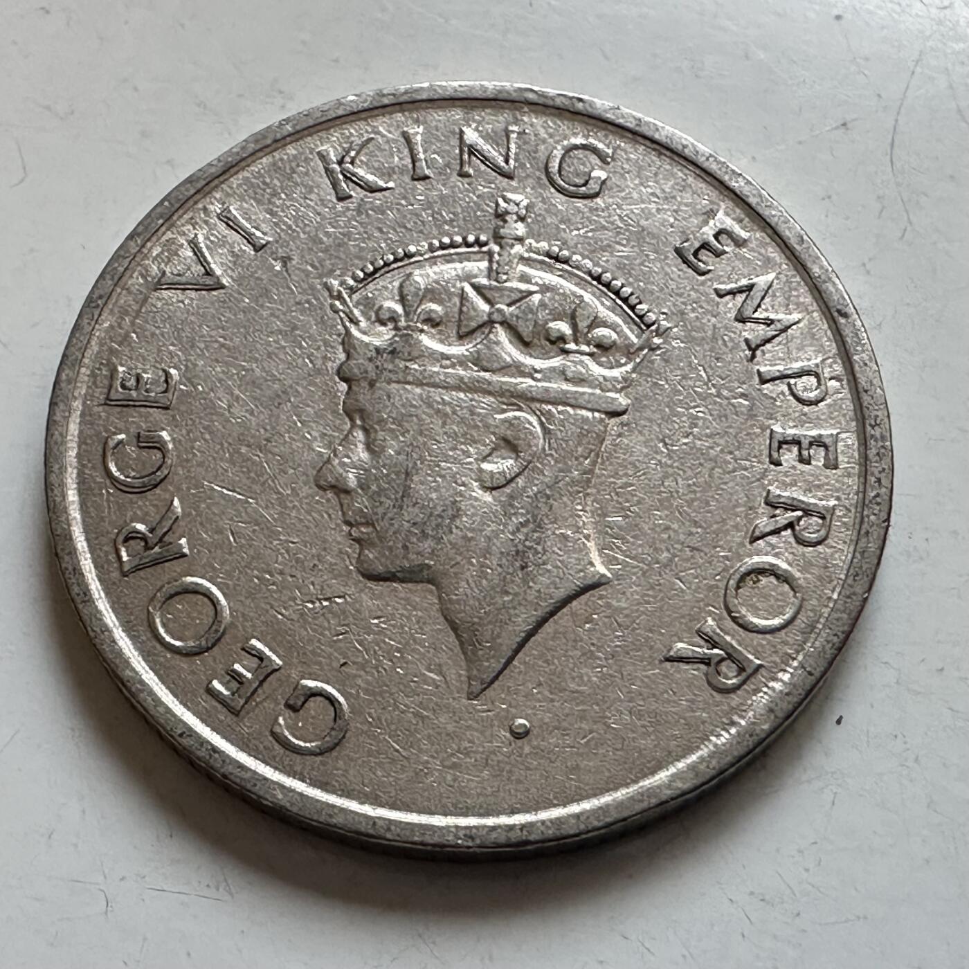 🌹外币初藏🌹🐯2026年第6场  每周二四六晚8️⃣点 接代拍 英属印度1946年半卢比