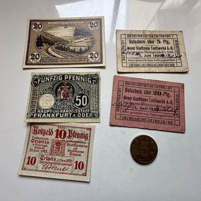 🌹外币初藏🌹🐯2026年第6场  每周二四六晚8️⃣点 接代拍 - 德国一战时期紧急币—18