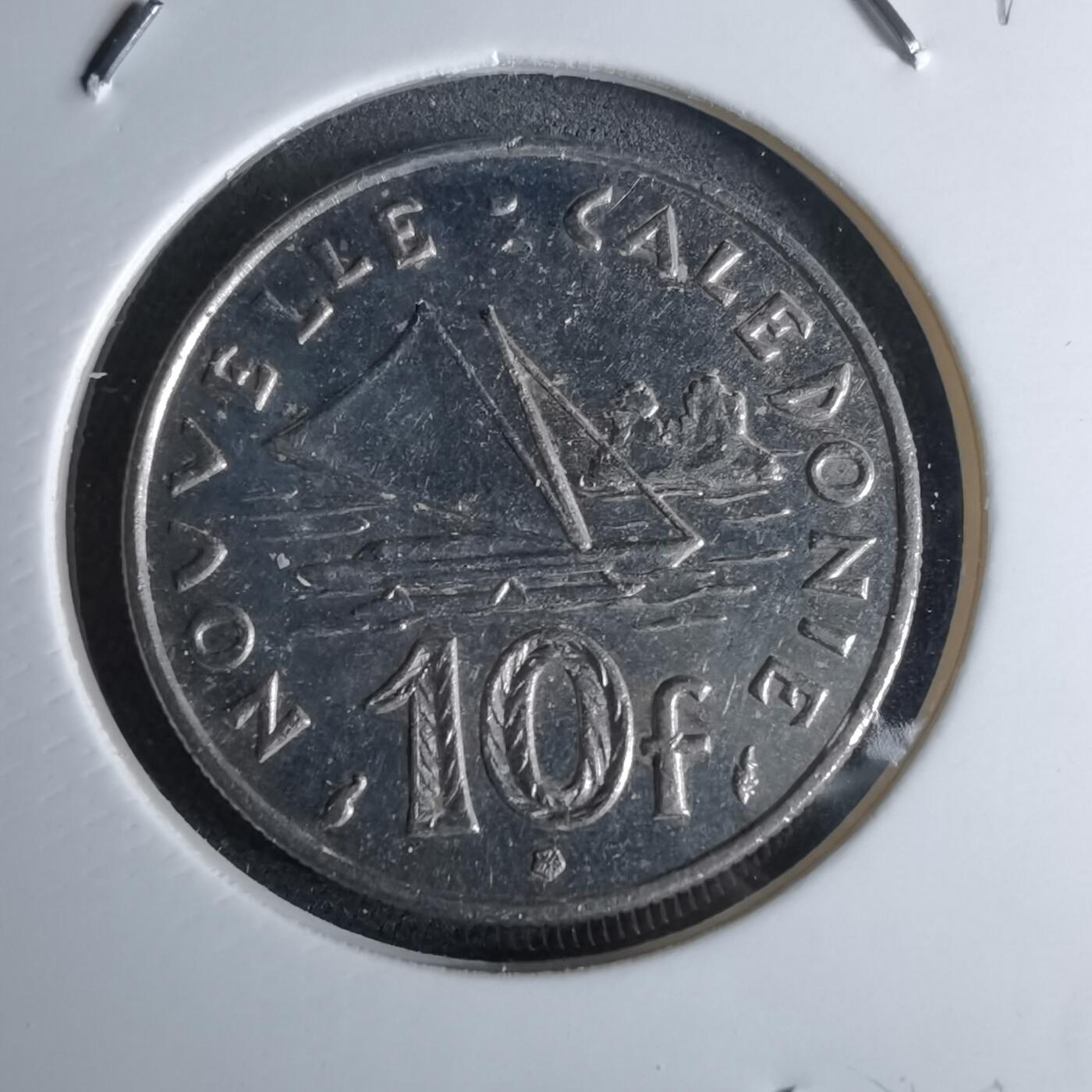 沼泽如烟--第959场 本期开始不支持出价小数点，感谢理解 法属新喀里多尼亚1990年10法郎