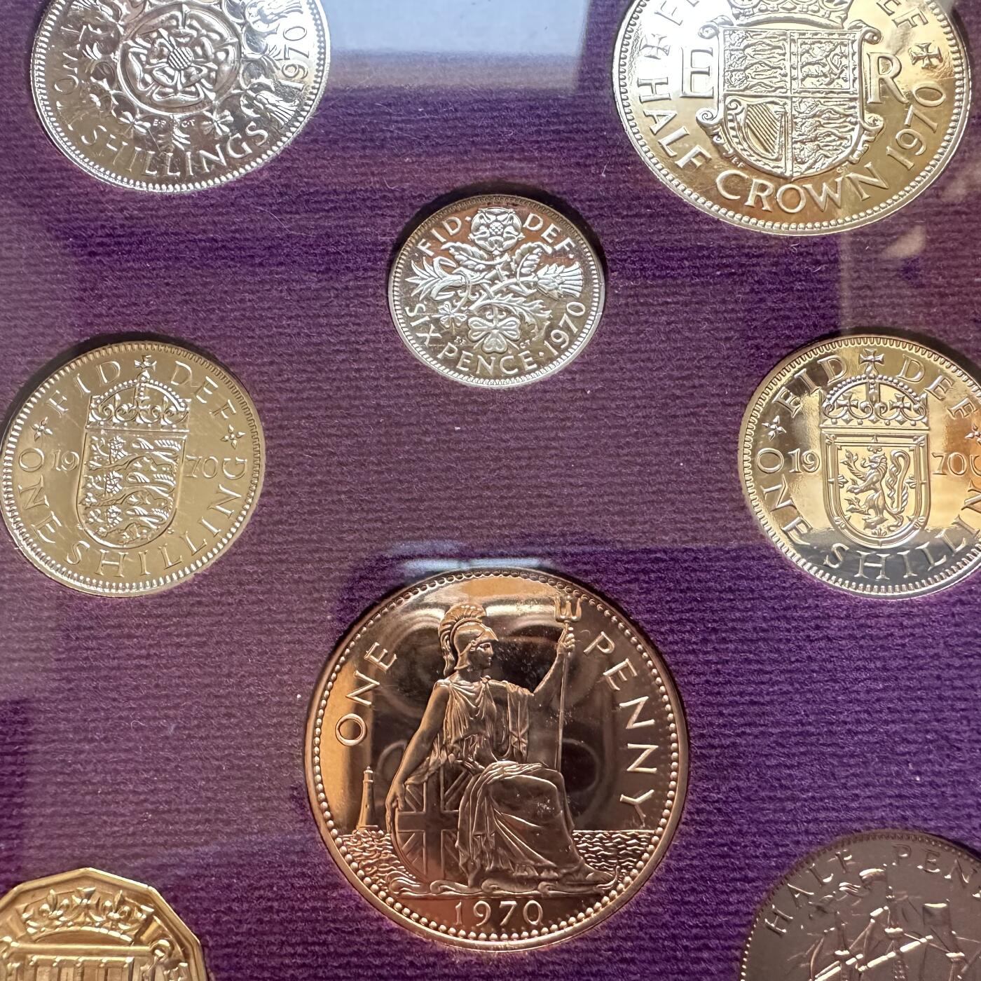 🌹外币初藏🌹🐯2026年第6场  每周二四六晚8️⃣点 接代拍 英国1970年精制套币