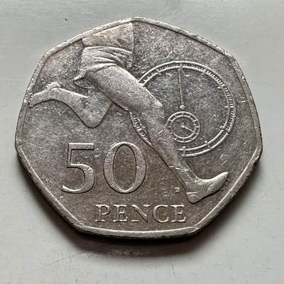 🌹外币初藏🌹🐯2026年第6场  每周二四六晚8️⃣点 接代拍 - 英国2004年50便士纪念币