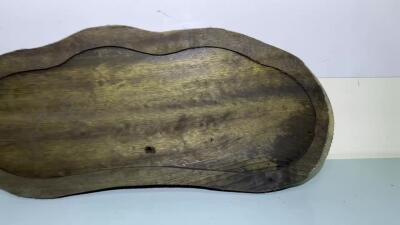 零元拍： NO.60 满纹满金丝雨滴纹 金丝楠 茶盘，尺寸约435/180/厚39MM，2.6公斤满果香，满金丝满水波，未上漆上蜡