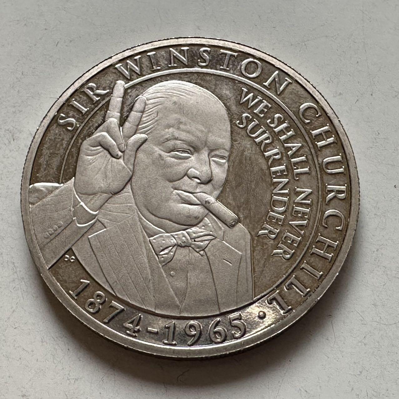 🌹外币初藏🌹🐯2026年第6场  每周二四六晚8️⃣点 接代拍 直布罗陀2015年丘吉尔 半克朗纪念币