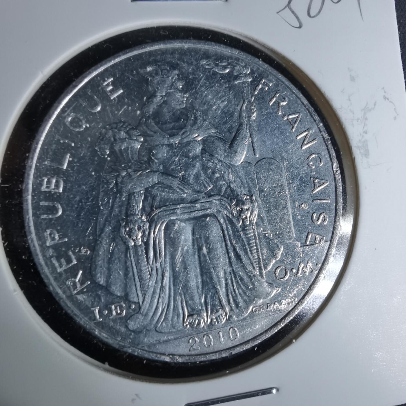 沼泽如烟--第958场 法属波利尼西亚2010年5法郎