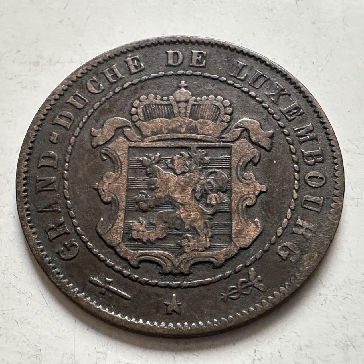 🌹外币初藏🌹🐯2026年第6场  每周二四六晚8️⃣点 接代拍 卢森堡1854年2.5分