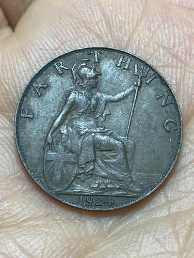 2026年第六场(总第一百七十五场）外国好品散币场(免佣金) - 英国🇬🇧1924年1法新(乔治五世第二版)