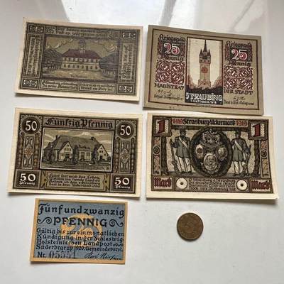 🌹外币初藏🌹🐯2026年第6场  每周二四六晚8️⃣点 接代拍 - 德国一战时期紧急币—3