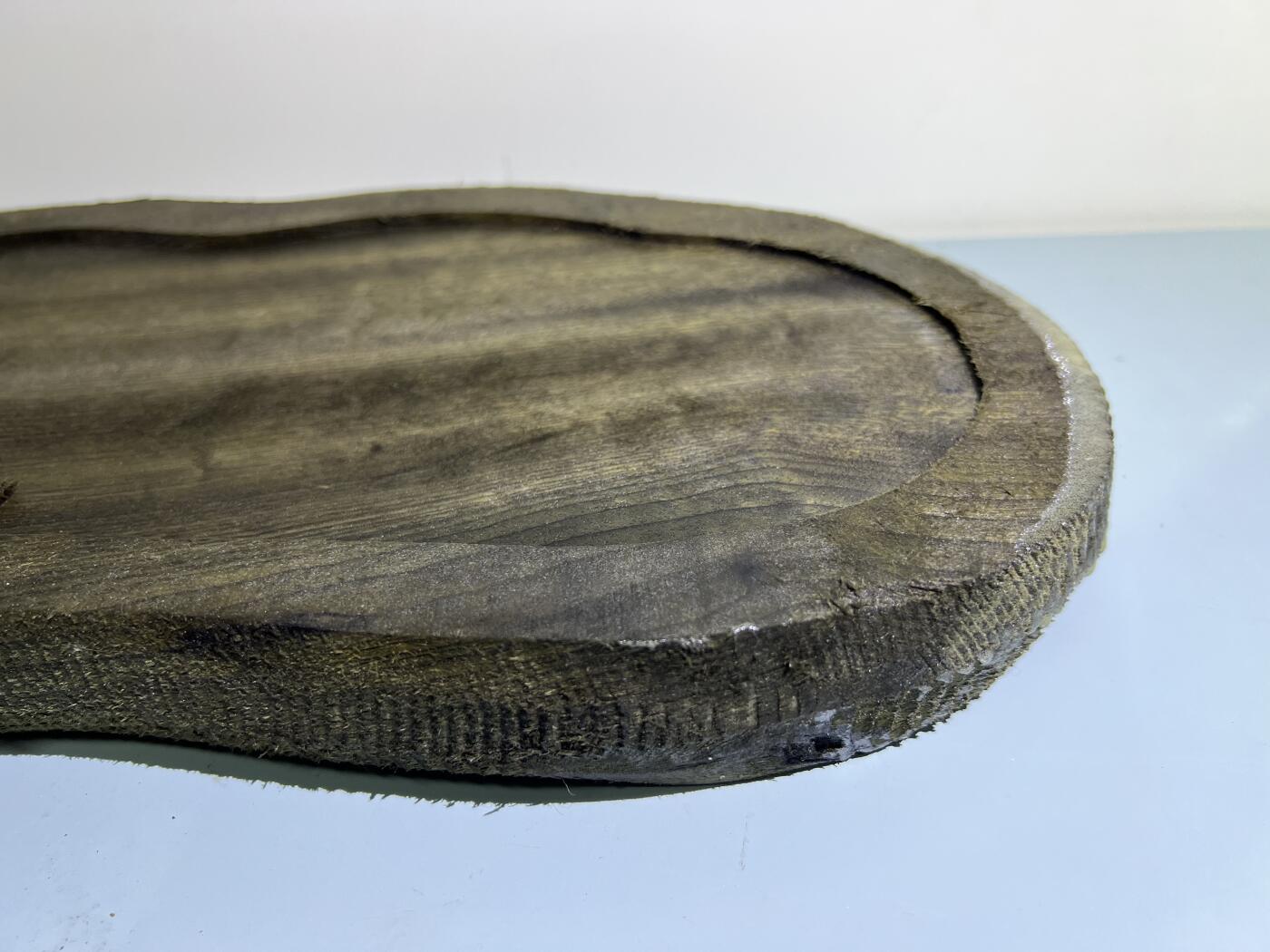 零元拍： NO.60 满纹满金丝雨滴纹 金丝楠 茶盘，尺寸约435/180/厚39MM，2.6公斤满果香，满金丝满水波，未上漆上蜡