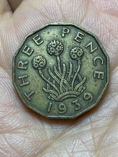 2026年第六场(总第一百七十五场）外国好品散币场(免佣金) - 英国🇬🇧1939年3便士(乔治六世第一版)