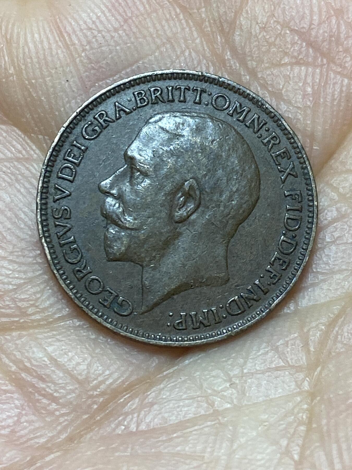 2026年第六场(总第一百七十五场）外国好品散币场(免佣金) 英国🇬🇧1923年1法新(乔治五世第二版)