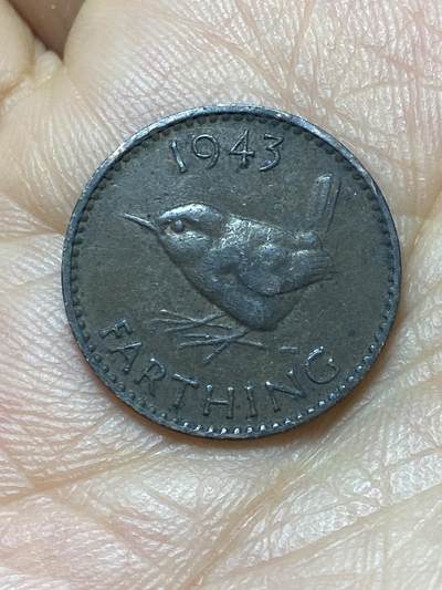 2026年第六场(总第一百七十五场）外国好品散币场(免佣金) - 英国🇬🇧1943年1法新(乔治六世第一版)