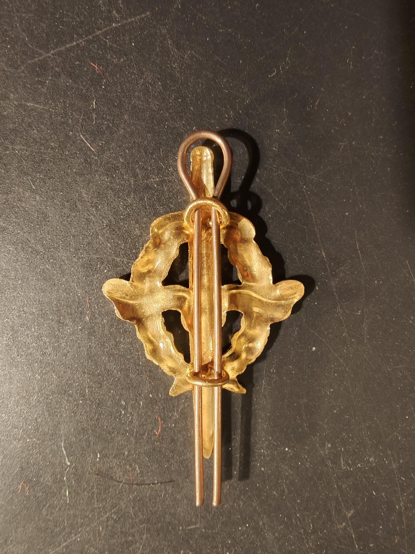 老王徽章第176期 法国金级基础军事技能证章