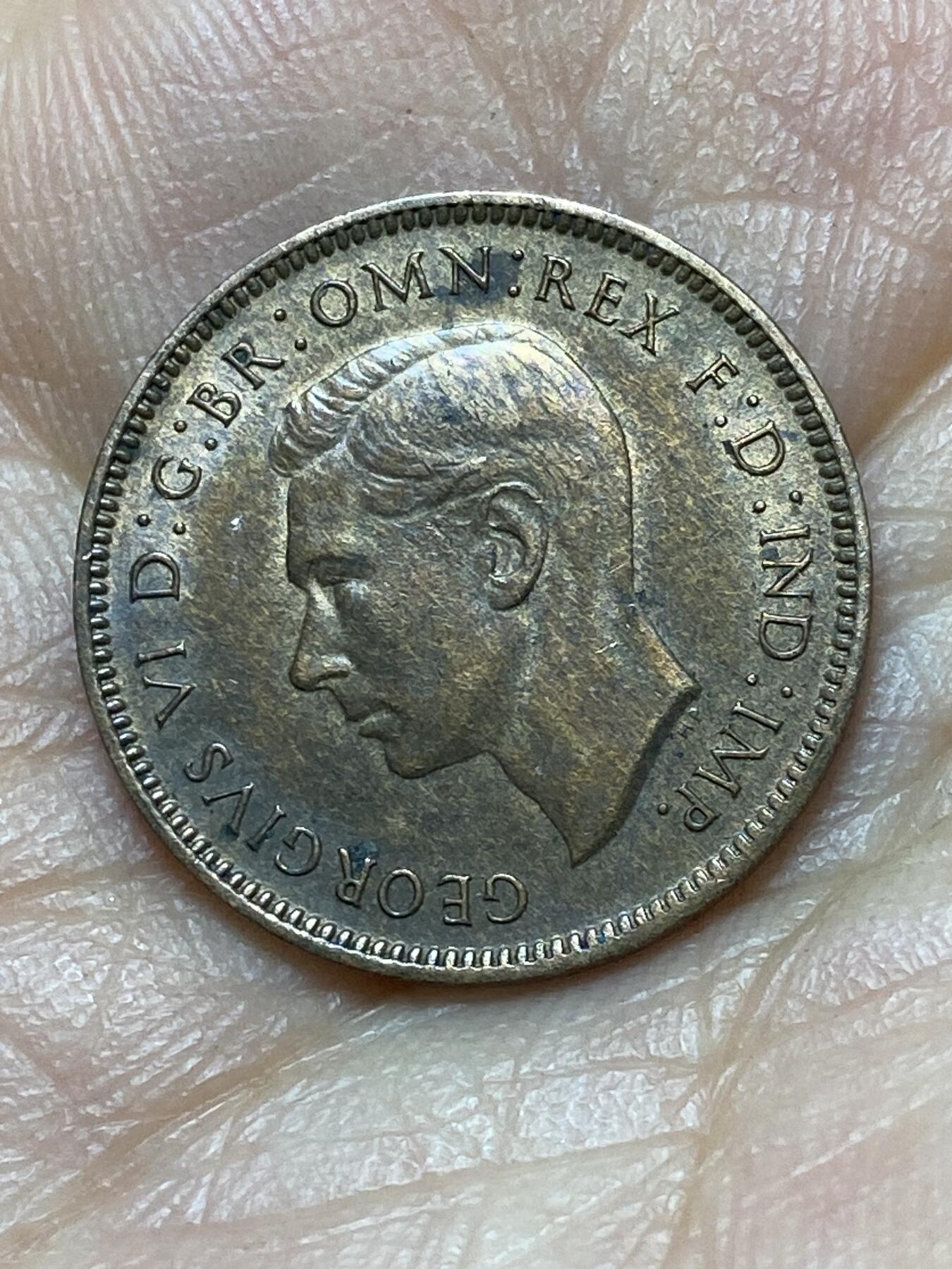 2026年第六场(总第一百七十五场）外国好品散币场(免佣金) 英国🇬🇧1946年1法新(乔治六世第一版)