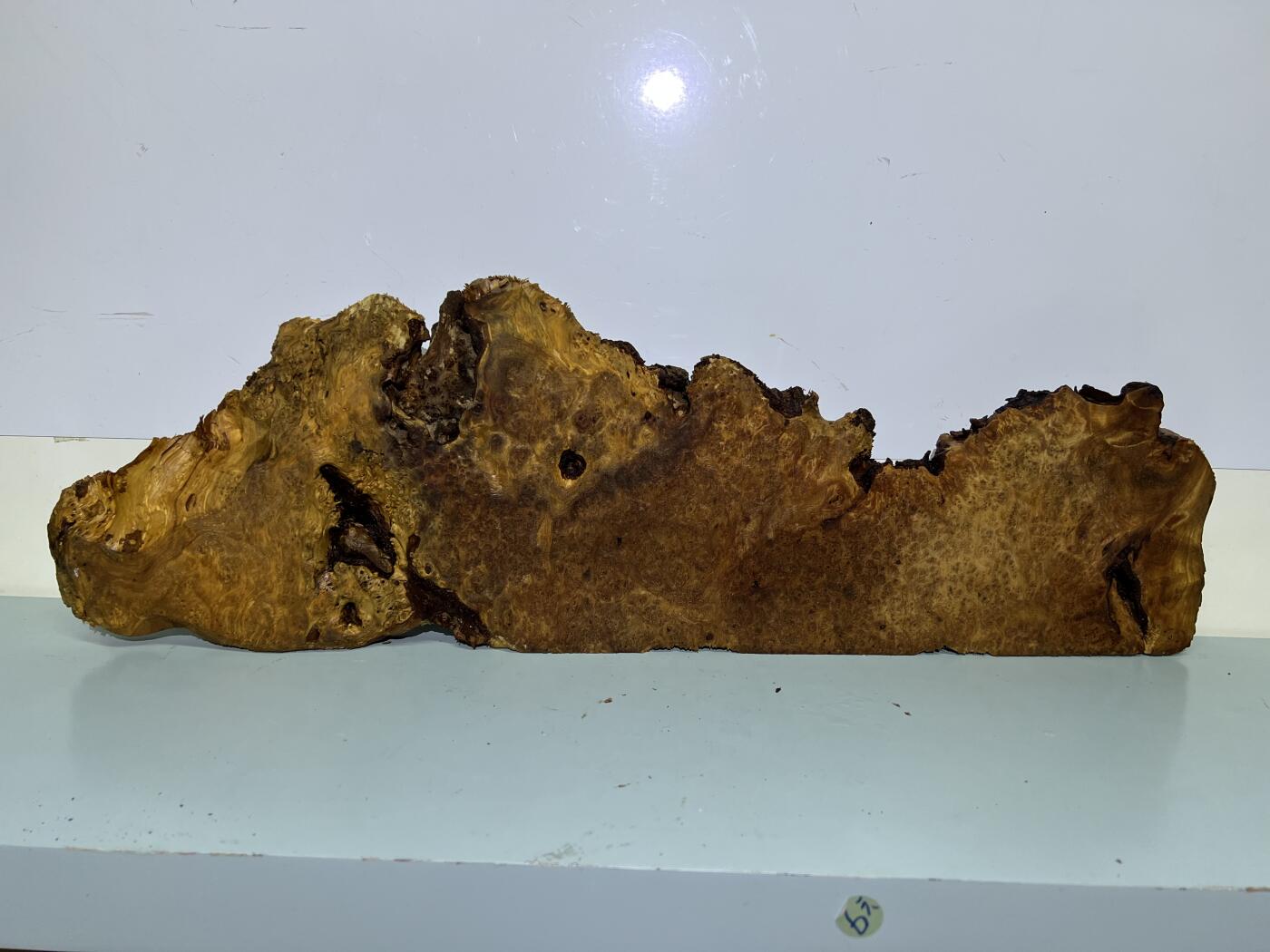 零元拍：NO78香杉木老根榴茶盘，尺寸约：750/180/250/35厚MM，满花满瘤，药香满鼻，无漆无蜡