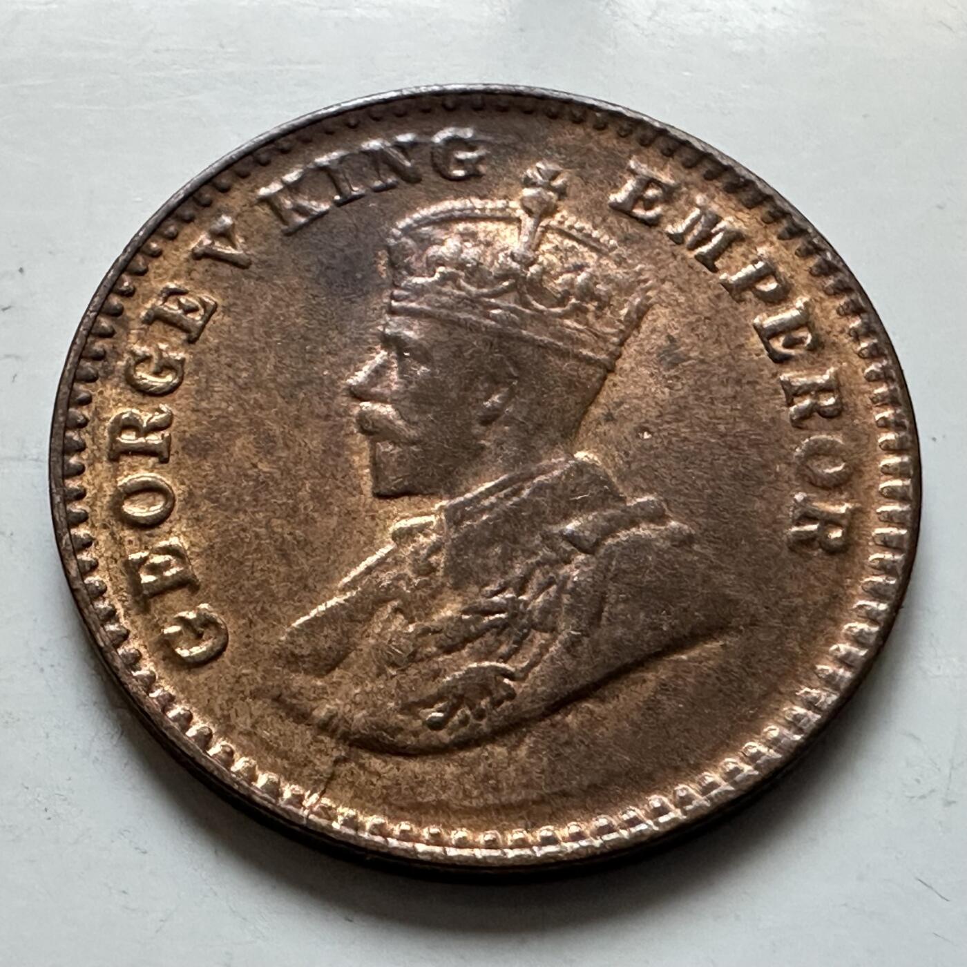 🌹外币初藏🌹🐯2026年第6场  每周二四六晚8️⃣点 接代拍 英属印度1920年1/12安娜 d