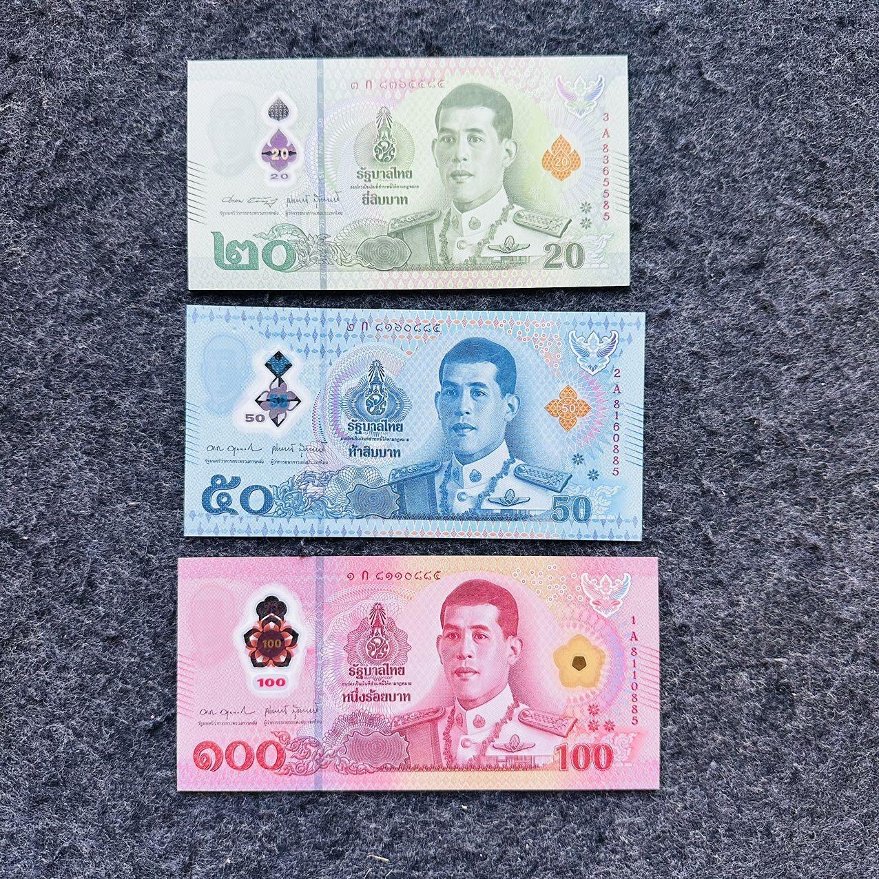 🇹🇭🇳🇬2601泰国2025年50-100泰铢，0A首发冠，50泰铢0S补号冠，100泰铢新签名，尼日利亚2025年5奈拉