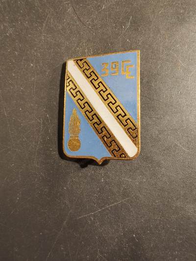 老王徽章第176期 - 法国陆军第39营地连证章