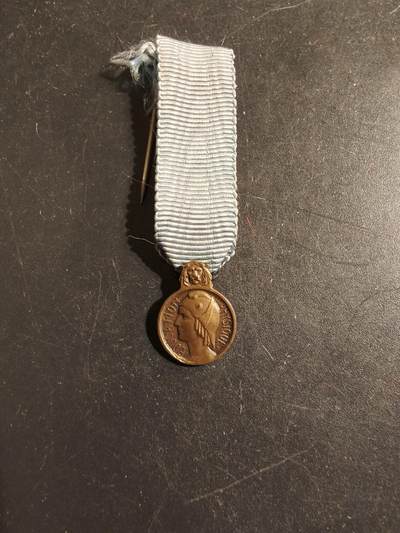 老王徽章第176期 - 法国铜级体育奖章迷你章