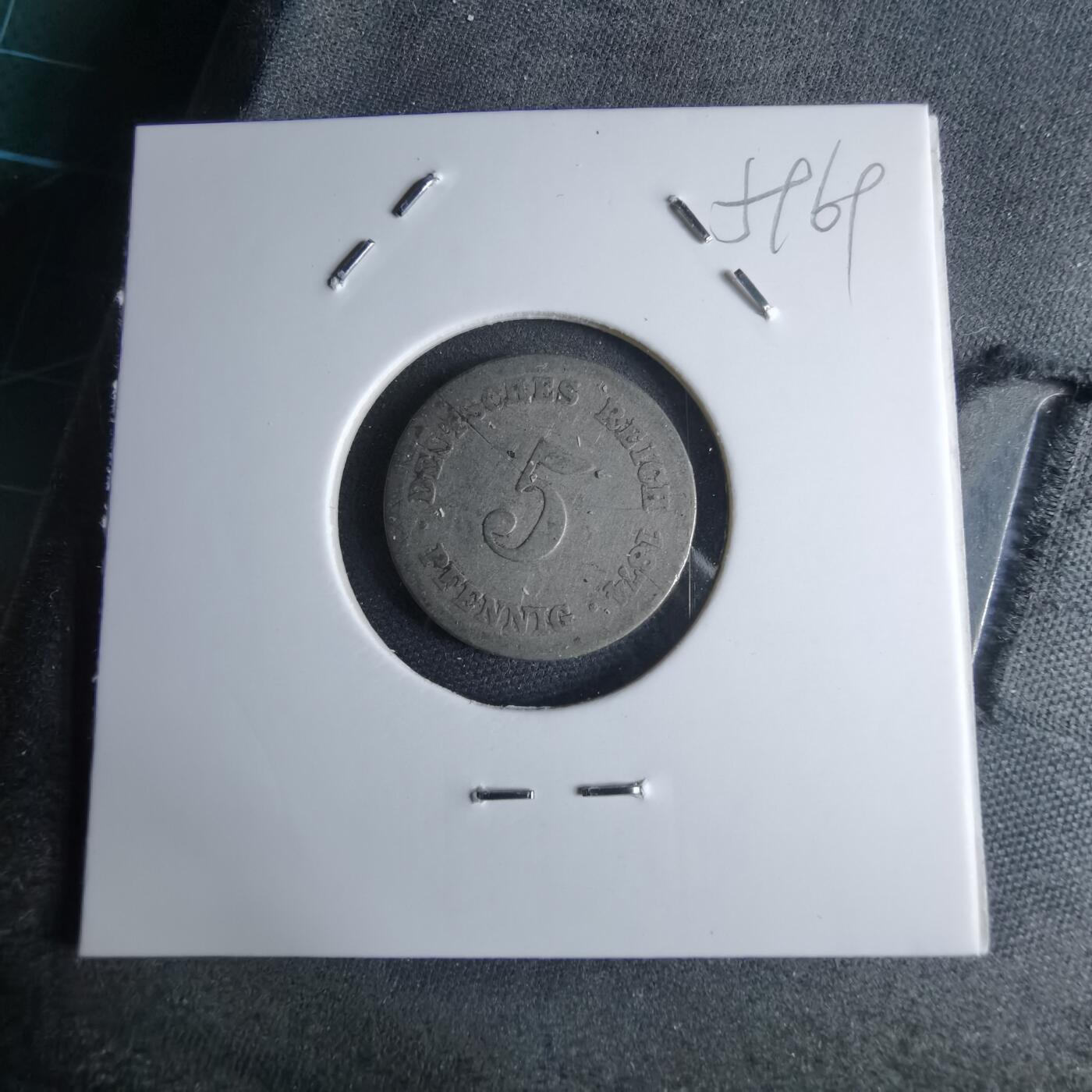 沼泽如烟--第959场 本期开始不支持出价小数点，感谢理解 德国1874年5芬尼