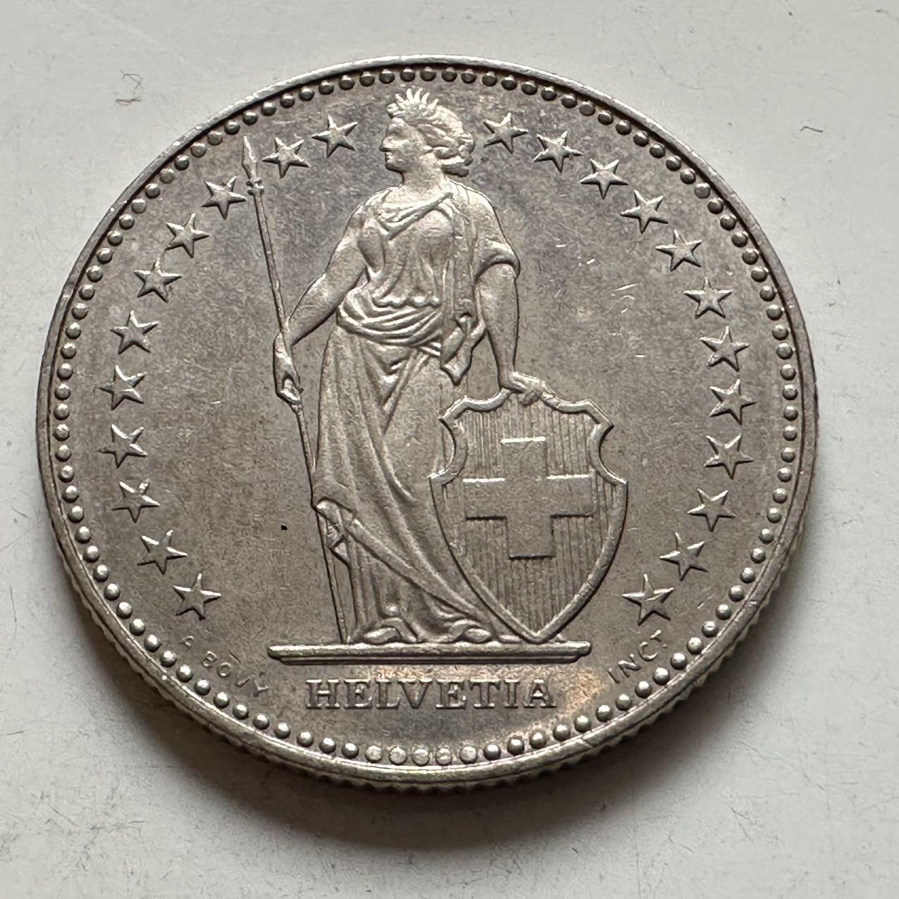 🌹外币初藏🌹🐯2026年第6场  每周二四六晚8️⃣点 接代拍 瑞士1991年2法郎