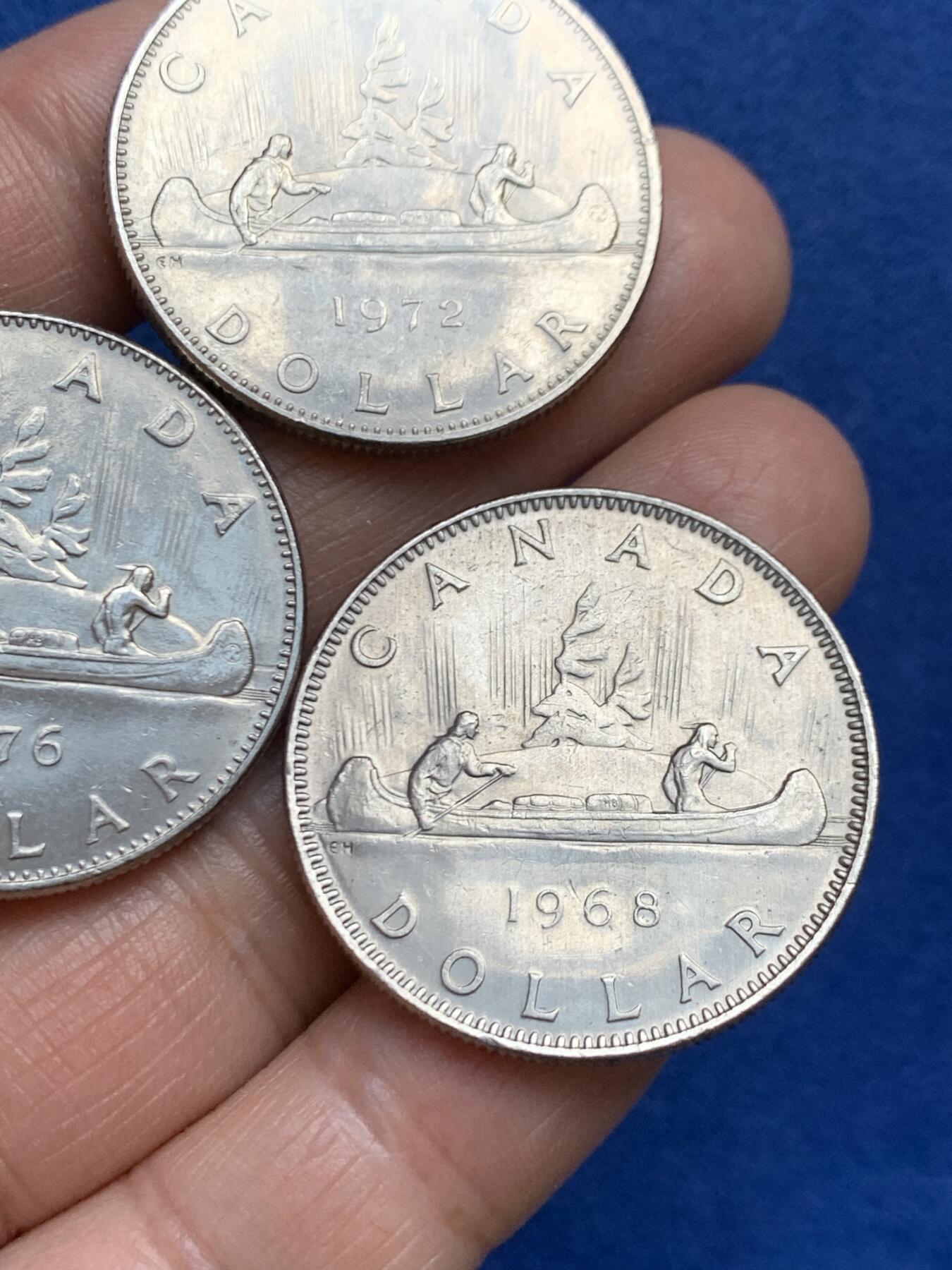 《竞宝斋》第456场 周日，周一，周二   3场连拍 （全场包邮）欢迎送拍 三枚一组 加拿大划船1元（1968，1972，1976各1枚）