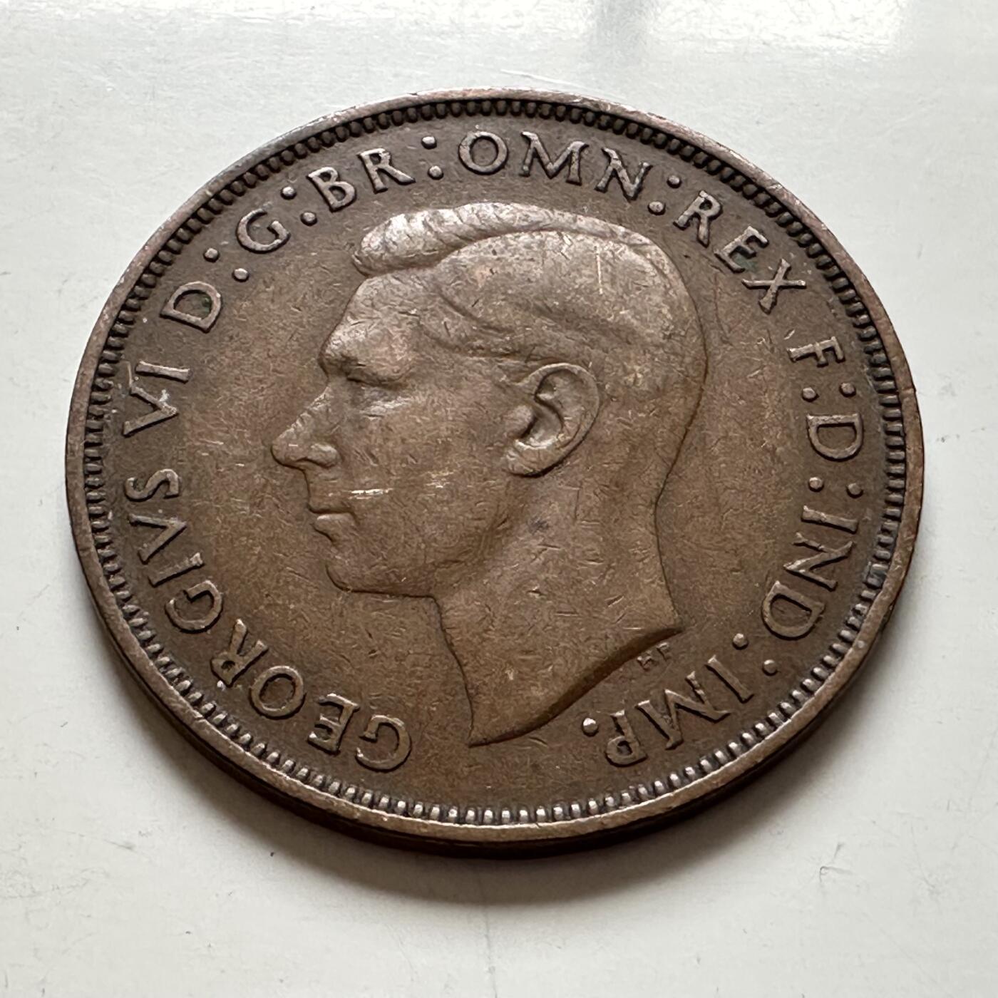 🌹外币初藏🌹🐯2026年第6场  每周二四六晚8️⃣点 接代拍 英国1938年一便士 