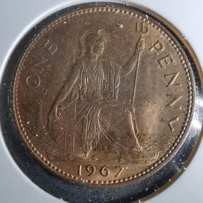 沼泽如烟--第958场 - 英国1967年1便士