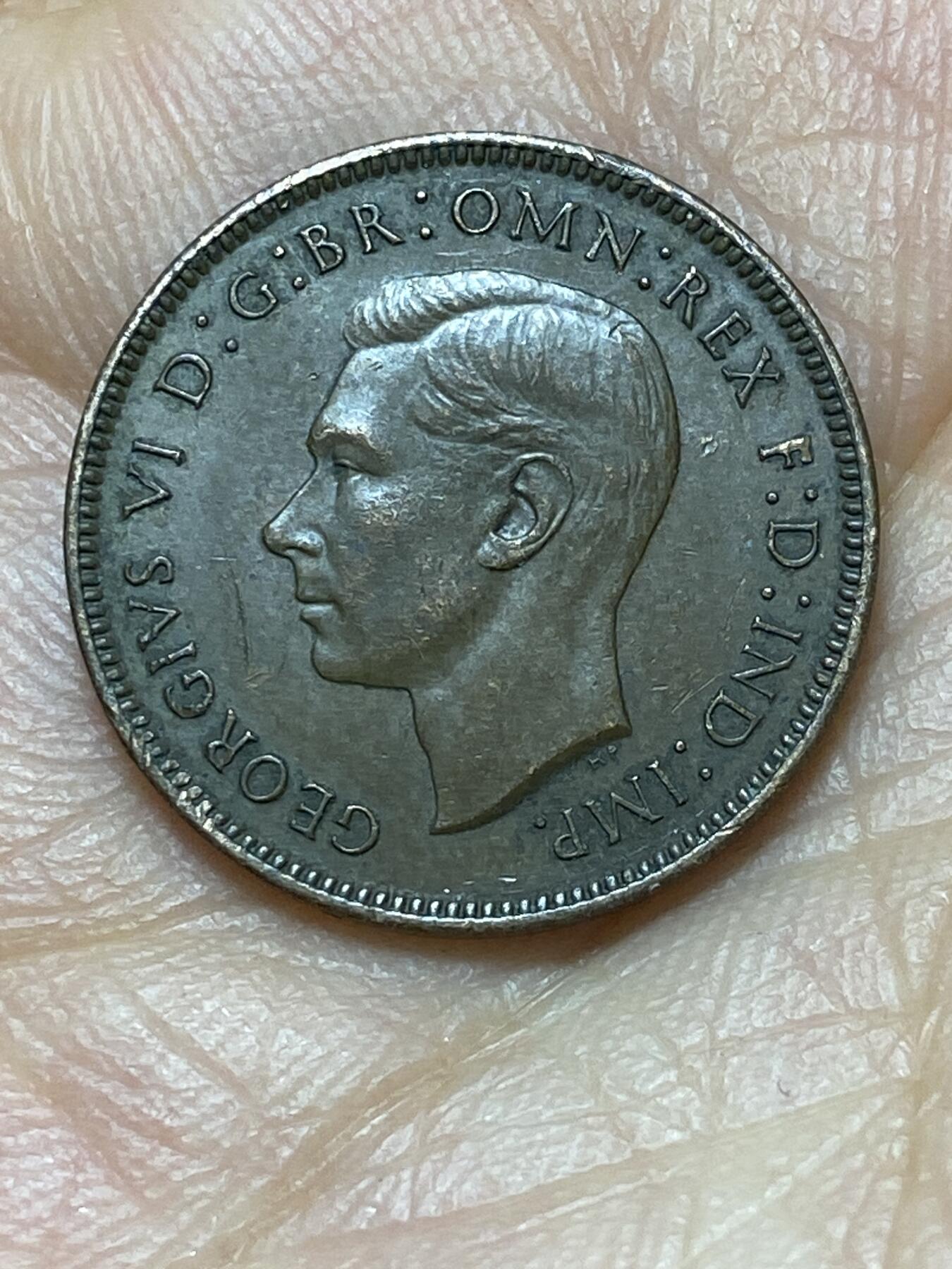 2026年第六场(总第一百七十五场）外国好品散币场(免佣金) 英国🇬🇧1937年1法新(乔治六世加冕年，第一版首发年)