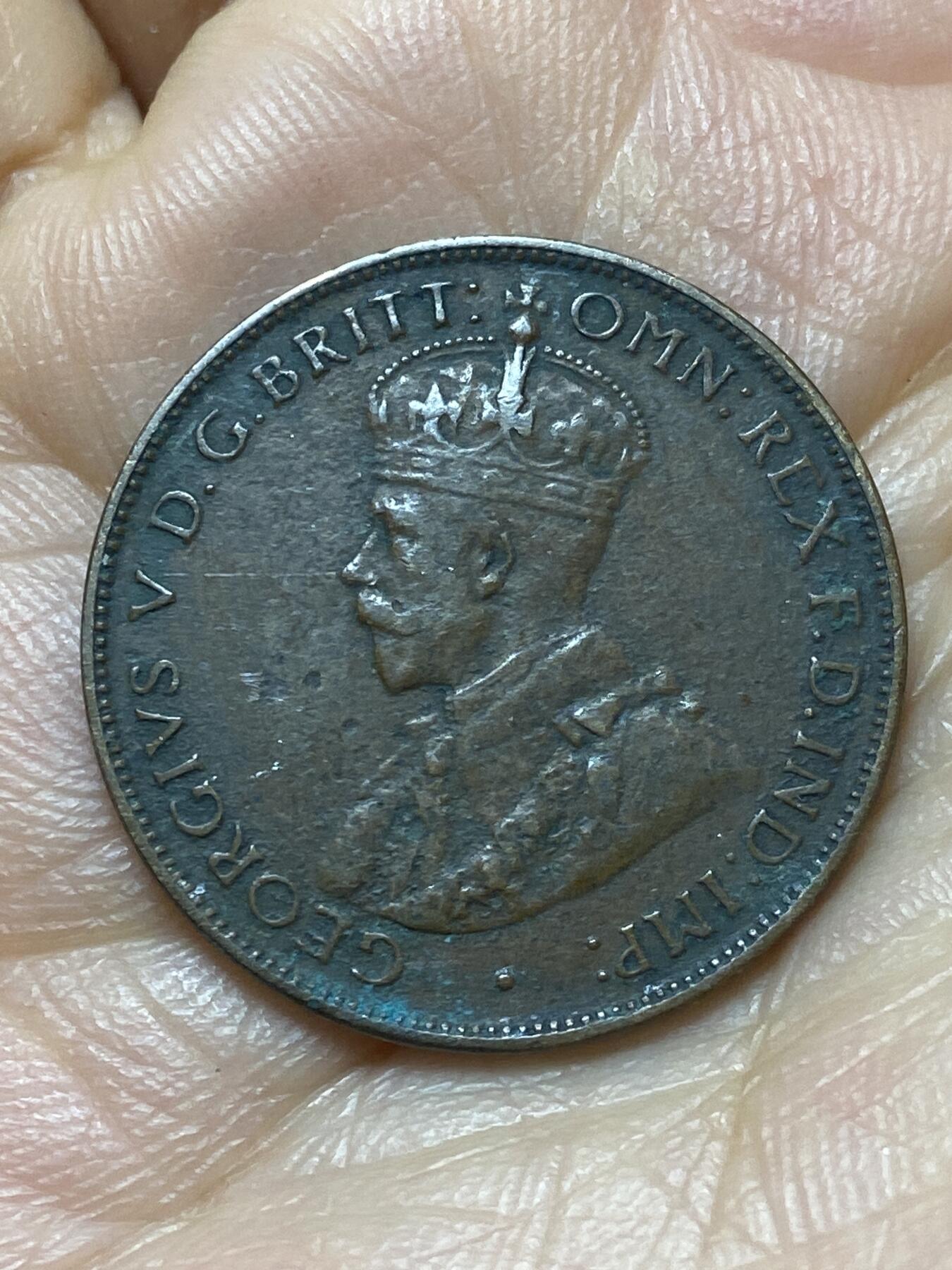 2026年第六场(总第一百七十五场）外国好品散币场(免佣金) 澳大利亚🇦🇺1932年1/2便士(乔治五世时期，m版墨尔本造)