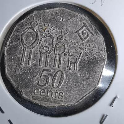 沼泽如烟--第959场 本期开始不支持出价小数点，感谢理解 - 澳大利亚1994年50分纪念币