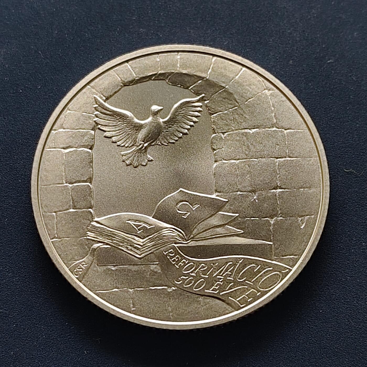 【全场包邮】纯粹捡漏拍495场-持续更新中 【少见】匈牙利2017年2000福林路德教改革500周年纪念币-量5000