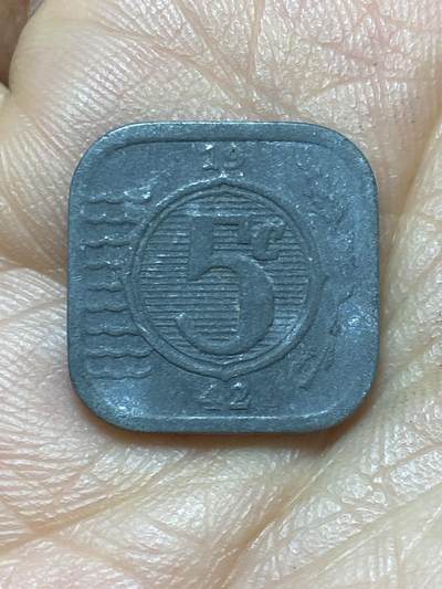 2026年第六场(总第一百七十五场）外国好品散币场(免佣金) - 荷兰🇳🇱1942年5分(二战德国占领时期)