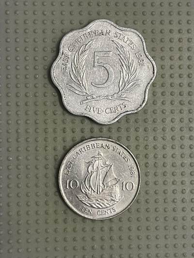 2026年第6场各国散币拍卖（总第156场） - 东加勒比1981年2枚