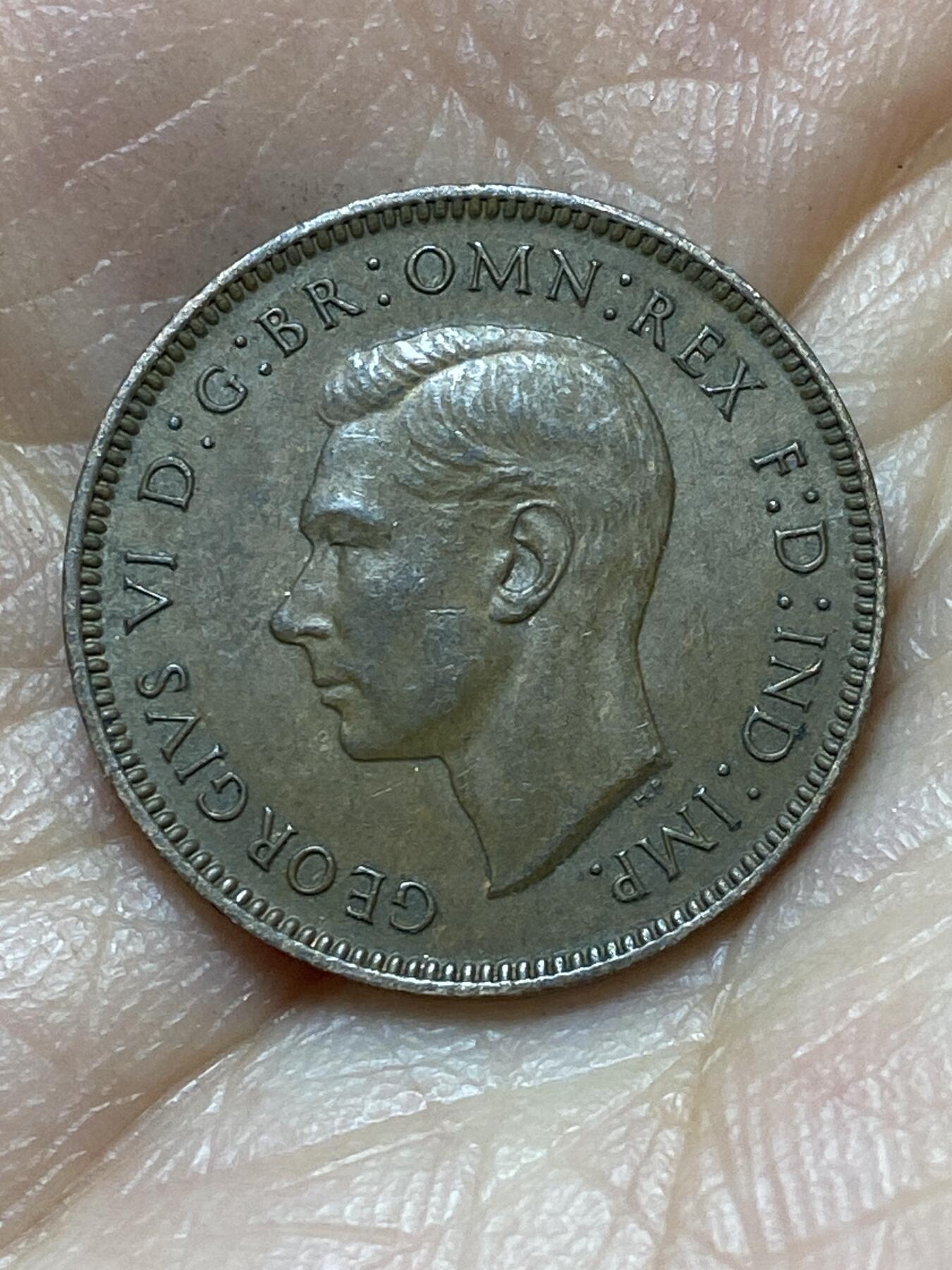 2026年第六场(总第一百七十五场）外国好品散币场(免佣金) 英国🇬🇧1941年1法新(乔治六世第一版)