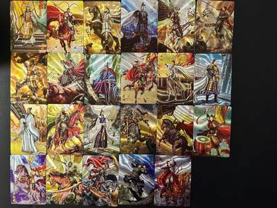 NO.20 好又多金牌大场，新年马到成功！新店点关注不迷路！每周一站式配齐，方便凑单！（周6晚8点截拍，卖家送拍0抽成！） - 【套卡】逍遥卡牌 华夏九州志 23张1套粗闪，包含扈三娘