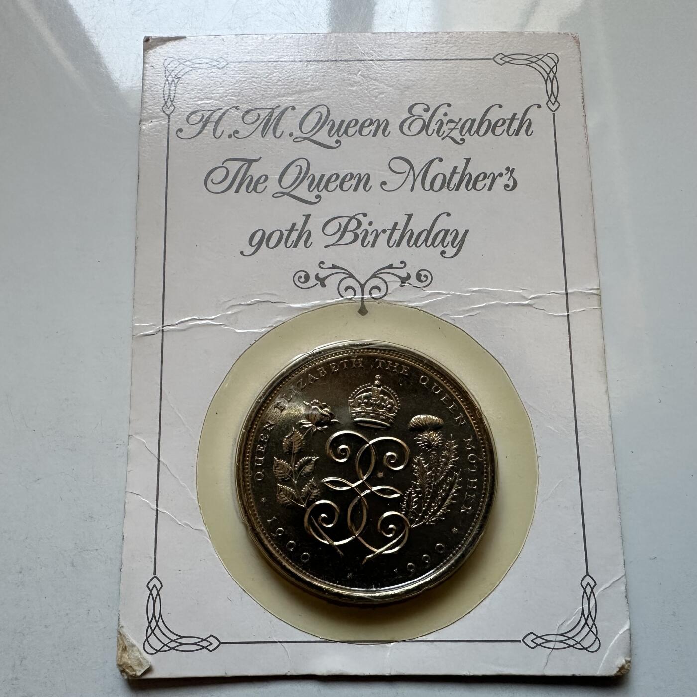 🌹外币初藏🌹🐯2026年第6场  每周二四六晚8️⃣点 接代拍 英国1990年五英镑纪念币原装卡