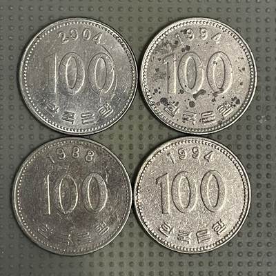 2026年第7场各国散币拍卖（总第157场） - 韩国100韩元4枚