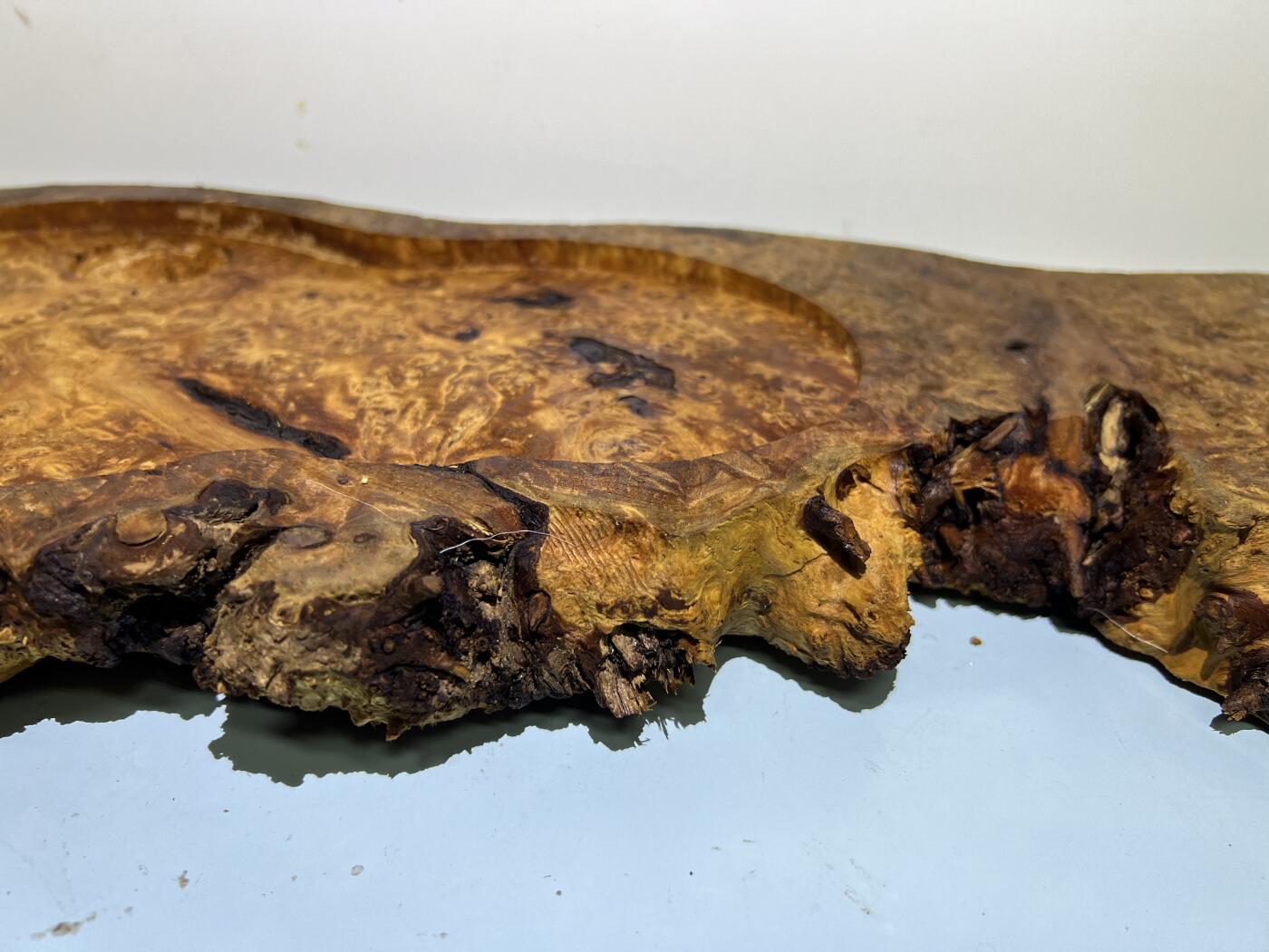 零元拍：NO78香杉木老根榴茶盘，尺寸约：750/180/250/35厚MM，满花满瘤，药香满鼻，无漆无蜡