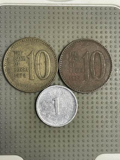 2026年第7场各国散币拍卖（总第157场） - 韩国3枚