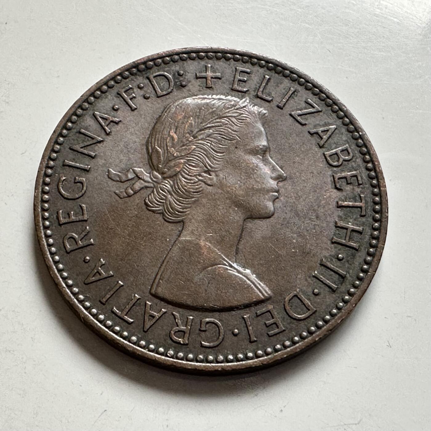 🌹外币初藏🌹🐯2026年第6场  每周二四六晚8️⃣点 接代拍 英国1955年半便士