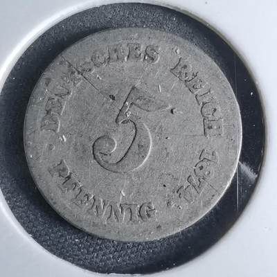 沼泽如烟--第959场 本期开始不支持出价小数点，感谢理解 - 德国1874年5芬尼