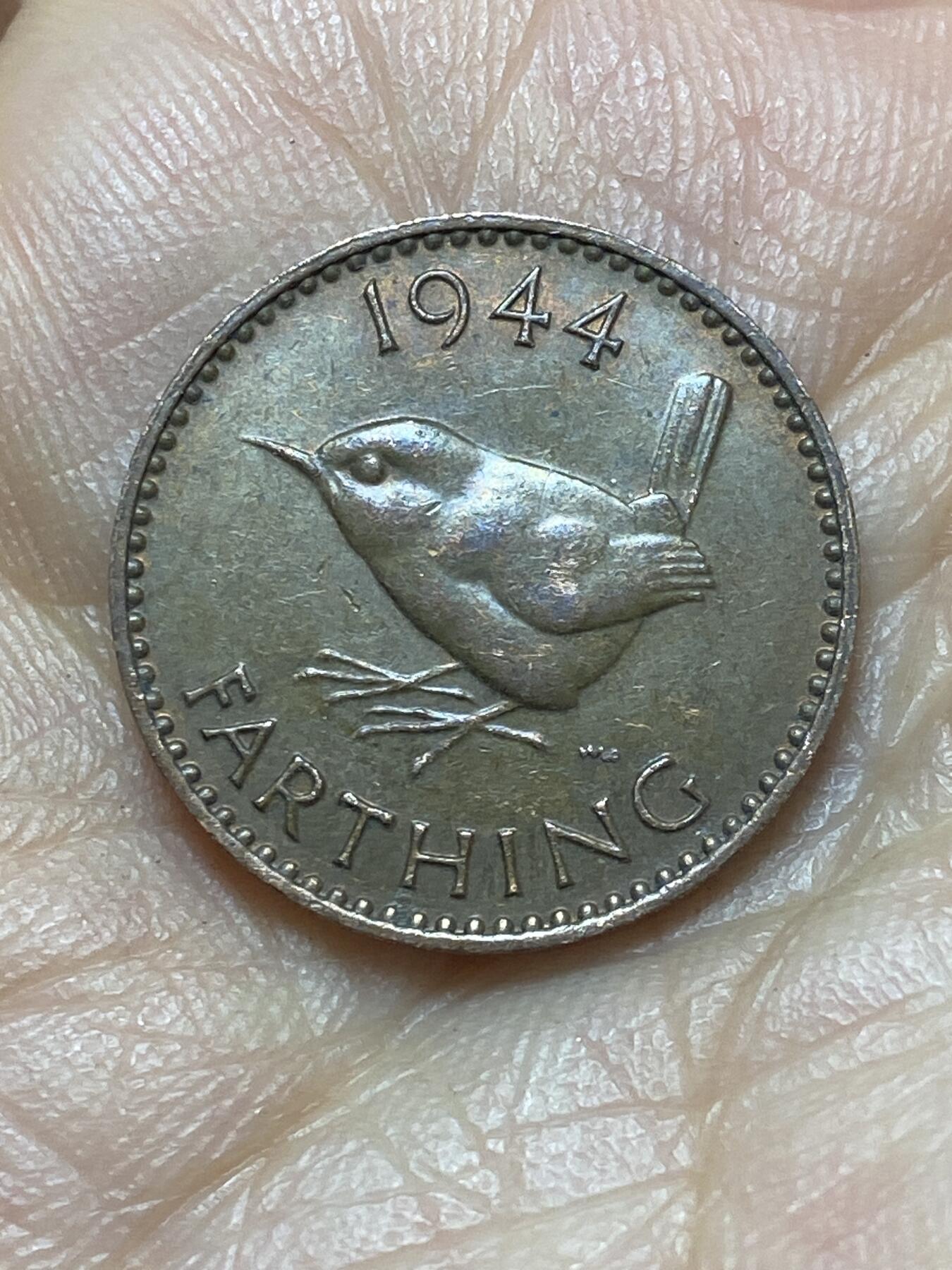 2026年第六场(总第一百七十五场）外国好品散币场(免佣金) 英国🇬🇧1944年1法新(乔治六世第一版)