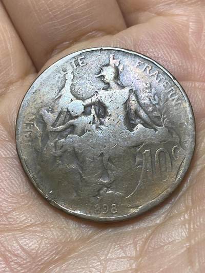 2026年第六场(总第一百七十五场）外国好品散币场(免佣金) - 法兰西第三共和国1898年10生丁