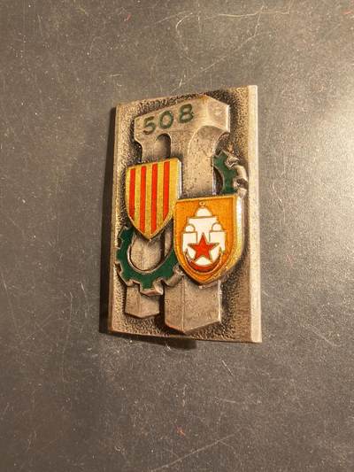 老王徽章第176期 - 法国陆军第508运输团证章