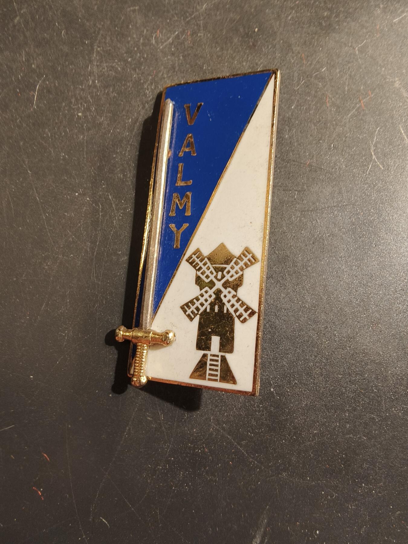 老王徽章第176期 法国科埃特基当后备军官学员75-12期“瓦尔米”学员证章