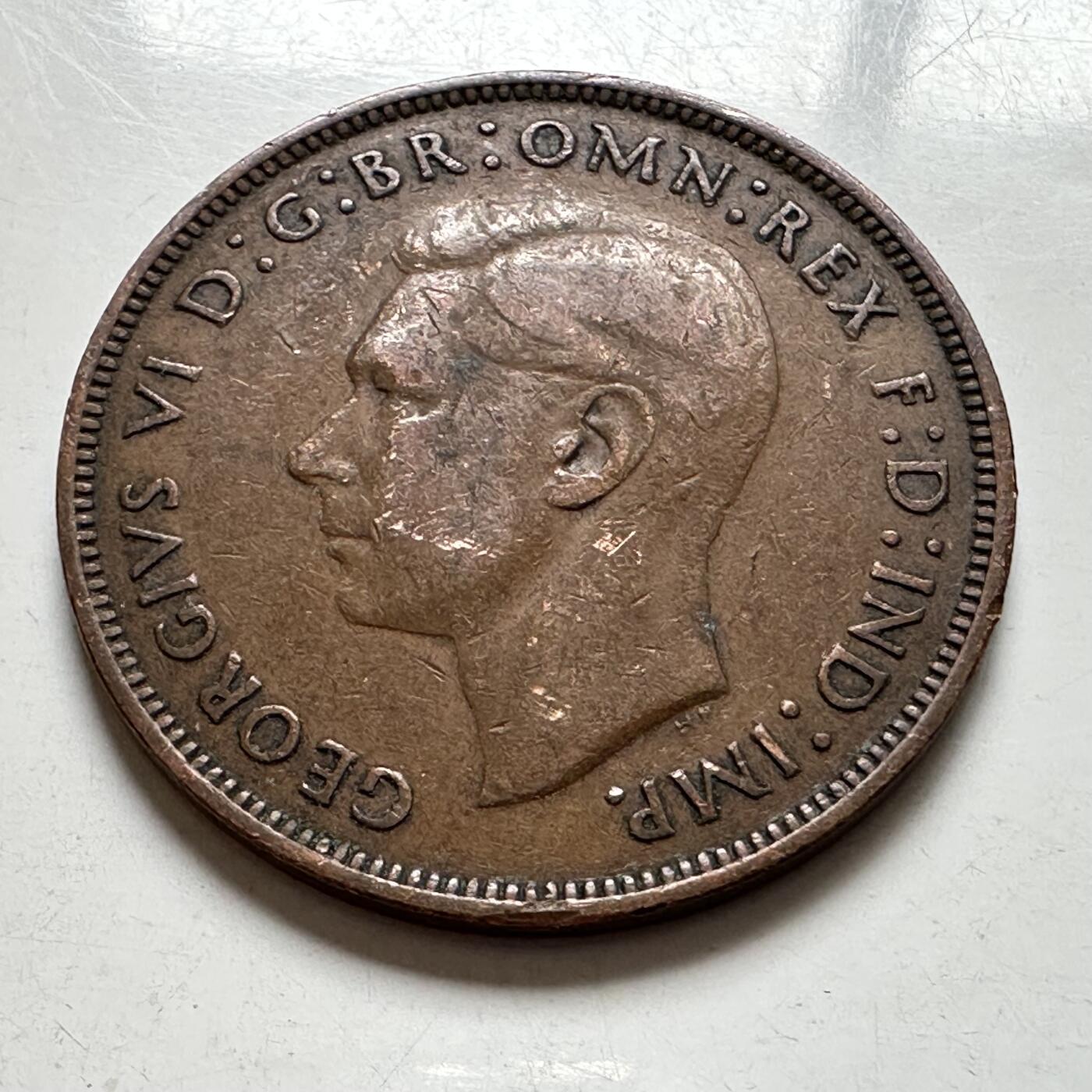 🌹外币初藏🌹🐯2026年第6场  每周二四六晚8️⃣点 接代拍 英国1945年一便士 